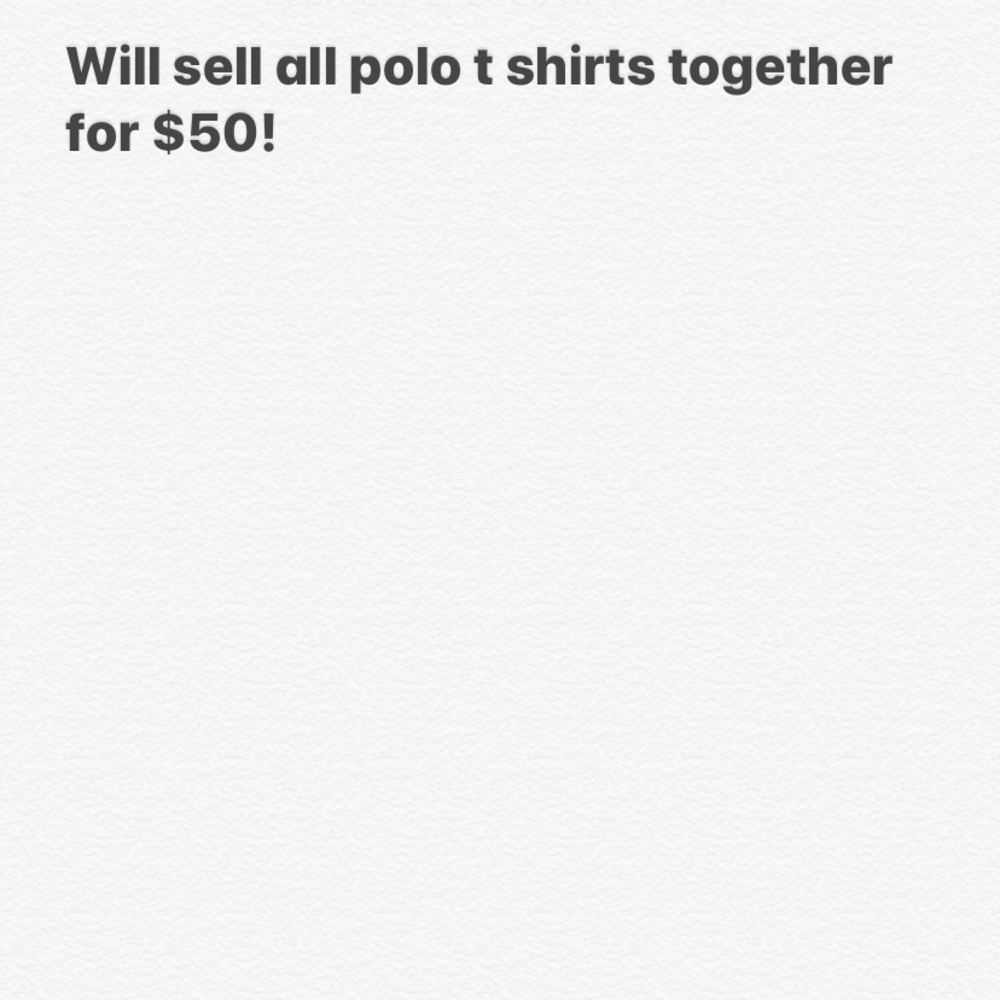 Polo t shirts
